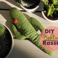 DIY: Kaktus-Rassel für coole Kids